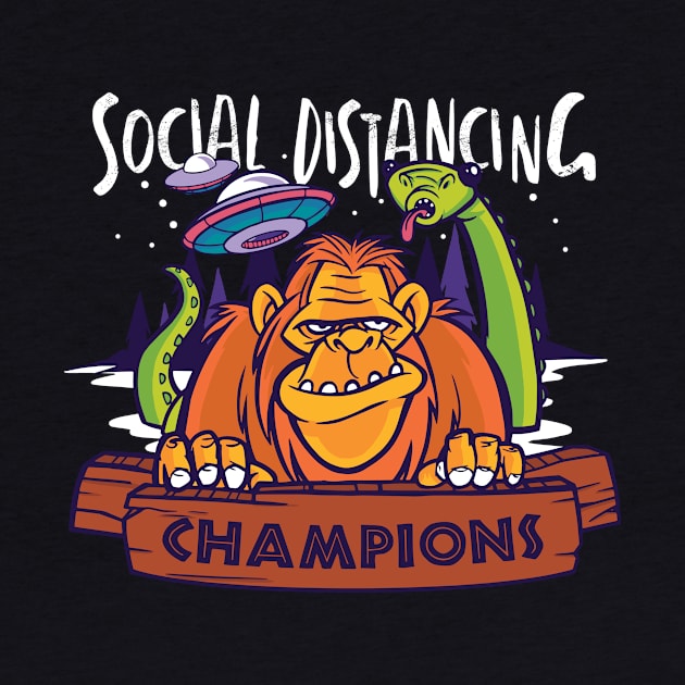 Bigfoot Social Distancing World Champion by elaissiiliass